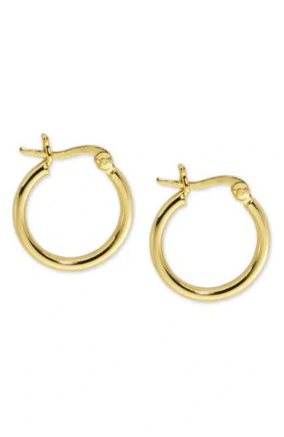 American Exchange Huggie Hoop Earrings In Gold