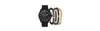 American Exchange Men's Quartz Black Polyurethane Strap Watch, 52mm In Black