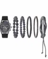 American Exchange Men's Quartz Grey Polyurethane Strap Watch 43mm In Gray