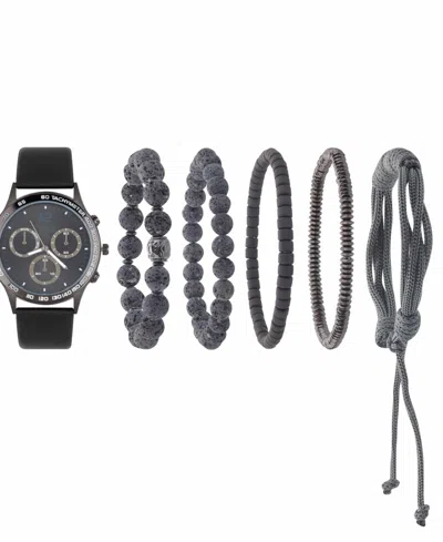 American Exchange Men's Quartz Grey Polyurethane Strap Watch 43mm In Gray