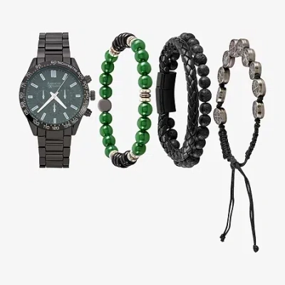 American Exchange Mens Black Bracelet Watch 9796b-42-x02