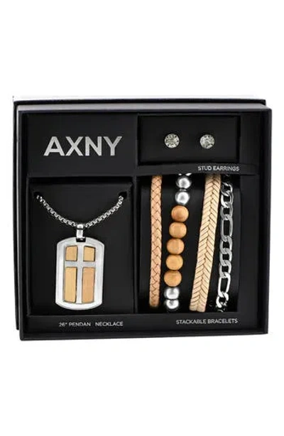 American Exchange Necklace, Bracelets & Earrings Gift Set In Multi