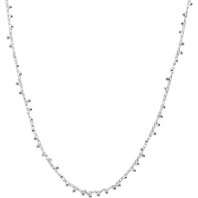 American Exchange Stud Fringe Necklace