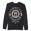 American Fighter Men's Maryland Long Sleeve Tee In Black In Black