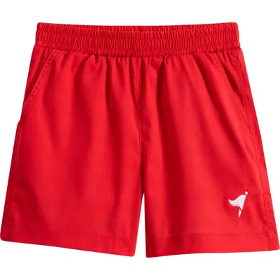 American Fit Kids' Solid Drawstring Shorts In White