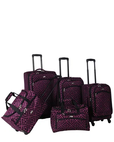 American Flyer Astor Collection 5pc Luggage Set
