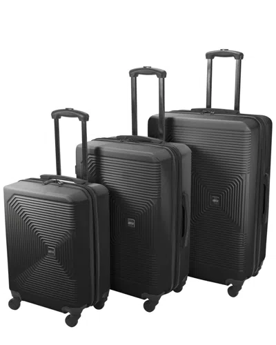 American Flyer Knox 3pc Hardside Luggage Set In Black