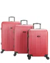 American Flyer Moraga 3pc Hardside Spinner Luggage Set