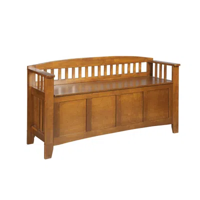 American Furniture Classics 504 Entryway Concealment Bench In Brown