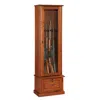American Furniture Classics 600, 8 Cabinet With Locking Tempered Glass Door And Locking Drop Down Door.
