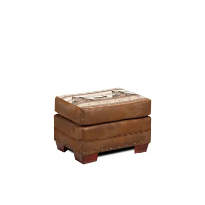 American Furniture Classics Alpine Lodge - Ottoman In Gold