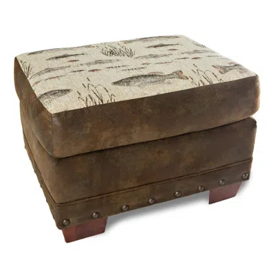 American Furniture Classics Angler's Cove Ottoman In Brown