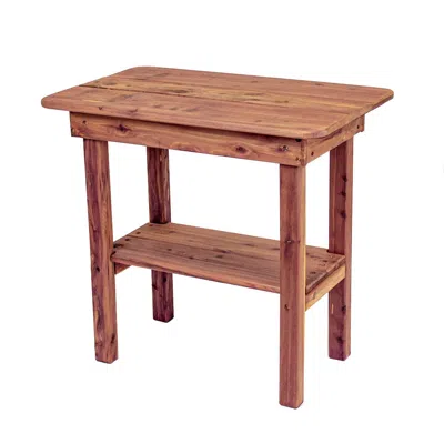 American Furniture Classics Cedar Rectangle Side Table In Brown