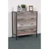 American Furniture Classics Four Drawer Chest With Metal Frame And Legs