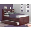 American Furniture Classics Full Captains Bookcase Bed With 3 Drawers And A Twin Sized Trundle