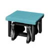 American Furniture Classics Gliding Ottoman In Aruba Blue And Black In Blue