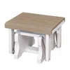 American Furniture Classics Gliding Ottoman In Weatherwood And White In Brown