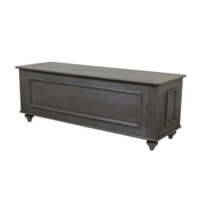 American Furniture Classics Model 548 Hope Chest With Concealment Grey In Gray