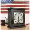 American Furniture Classics Model Clockdw Mantel Clock In Dark Walnut Veneer With Secret Compartment