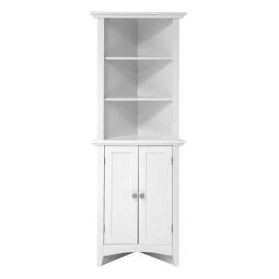 American Furniture Classics Os Home And Office Corner Kitchen Cabinet In Gray