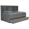 American Furniture Classics Os Home And Office Furniture Model 83222-3-kd, Solid Pine Twin Daybed With Three Drawers And Twin Tr