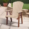 American Furniture Classics Os Home And Office Model 511wwtb Fan Back Chair In Weatherwood With A Tudor Brown Base, Made In The  In Neutral