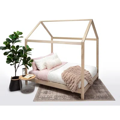 American Furniture Classics Queen Size House Bed With Raised Base