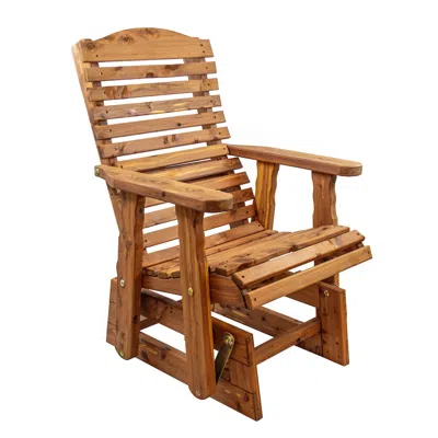 American Furniture Classics Slat Back Glider In Neutral