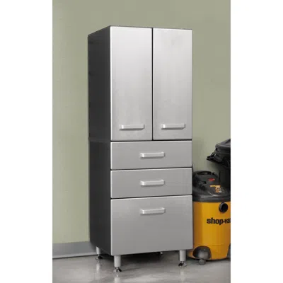 American Furniture Classics Tuff Stor 24206 Garage Storage Cabinet With Two Doors And Three Drawers