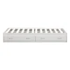 American Furniture Classics Twin Sized White Mates Bed With Two Drawers