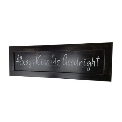 American Furniture Classics Wall Décor With Hidden, Locking Concealment Compartment In Black