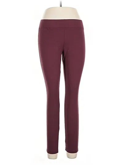 Pre-owned American Giant Active Pants In Burgundy