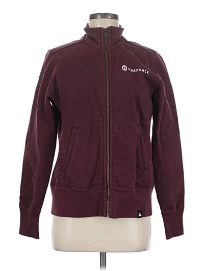 Pre-owned American Giant Jacket In Burgundy