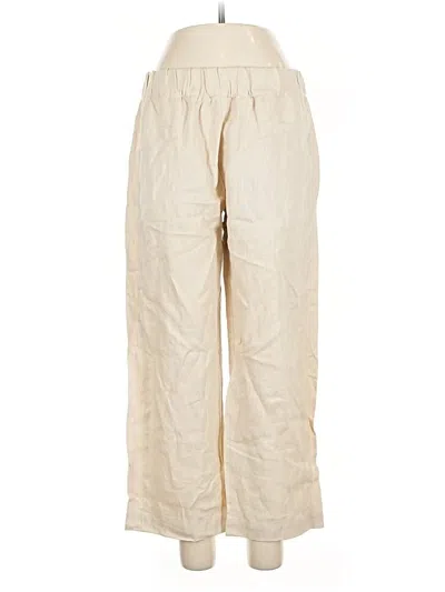 Pre-owned American Giant Linen Pants In White