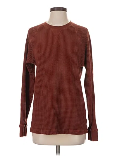 Pre-owned American Giant Pullover Sweater In Brown