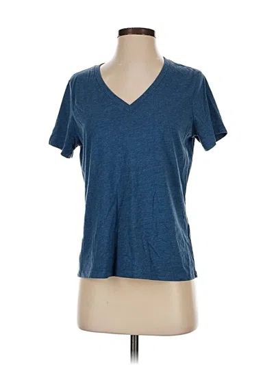 Pre-owned American Giant Short Sleeve T-shirt In Blue