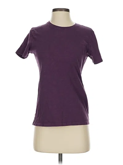 Pre-owned American Giant Short Sleeve T-shirt In Purple