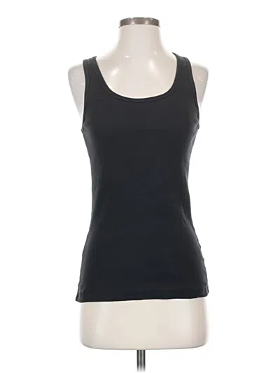 Pre-owned American Giant Tank Top Black Halter Neckline Tops