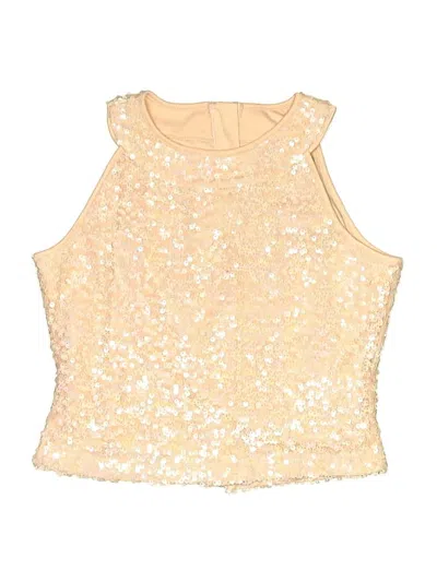 Pre-owned American Girl Kids' Sleeveless Blouse In Gold