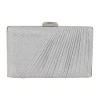American Glamour Badgley Mischka Clutch In Silver