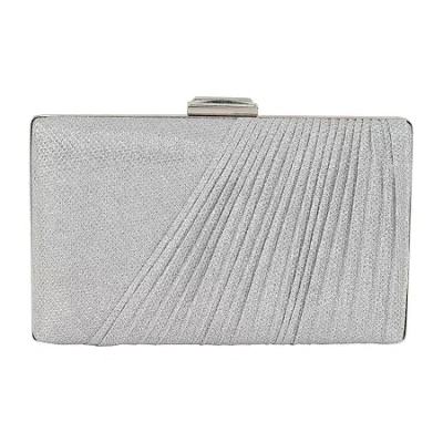 American Glamour Badgley Mischka Clutch In Silver