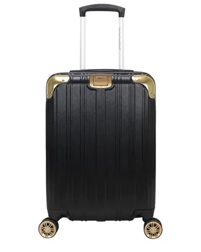 American Green Travel Expandable Melrose S 20 In. Tsa Anti-theft Carry-on  Spinner In Black