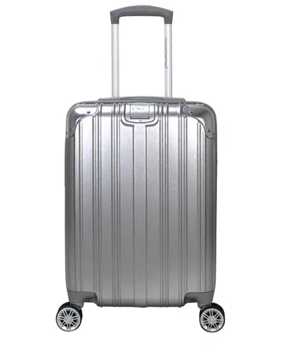 American Green Travel Expandable Melrose S 20 In. Tsa Anti-theft Carry-on  Spinner In Gray