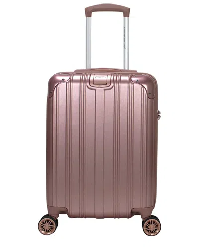 American Green Travel Expandable Melrose S 20 In. Tsa Anti-theft Carry-on  Spinner In Pink