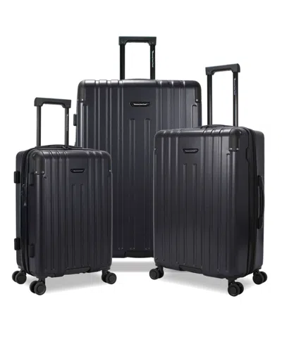 American Green Travel Forge 3-pc. Hardside Expandable Spinner Luggage Set In Black