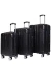 American Green Travel Denali S. 3-pc. Anti-theft Hardside Luggage Set