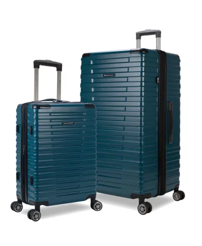 American Green Travel Titan 2-pc. Hardside Expandable Spinner Trunk Luggage Set In Green