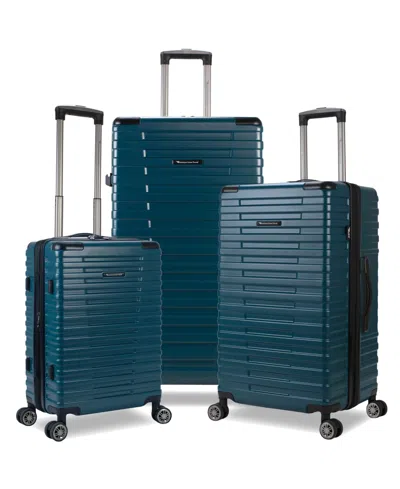 American Green Travel Titan 3-pc. Hardside Expandable Spinner Trunk Luggage Set In Green