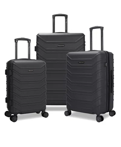 American Green Travel Westford 3-pc. Hardside Expandable Spinner Luggage Set In Black