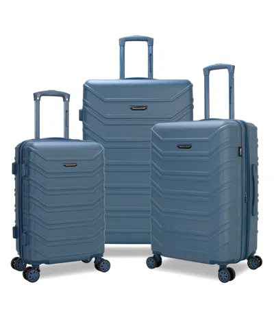 American Green Travel Westford 3-pc. Hardside Expandable Spinner Luggage Set In Blue